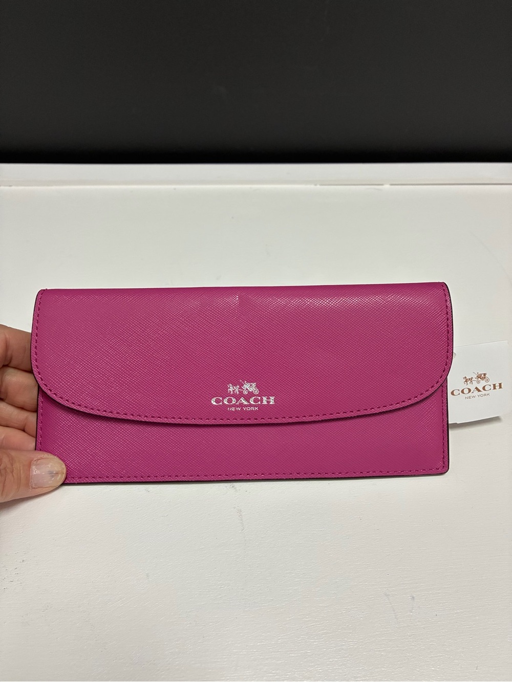 Coach NWT Pink Continental Wallet
